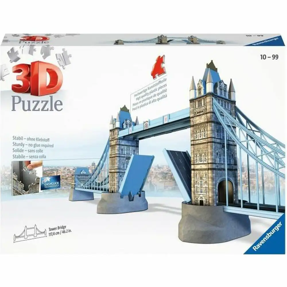 Puzzle 3d ravensburger londres tower bridge 216 pieces_5199. DIAYTAR SENEGAL - Votre Passage vers le Raffinement. Plongez dans notre univers de produits exquis et choisissez des articles qui ajoutent une touche de sophistication à votre vie.