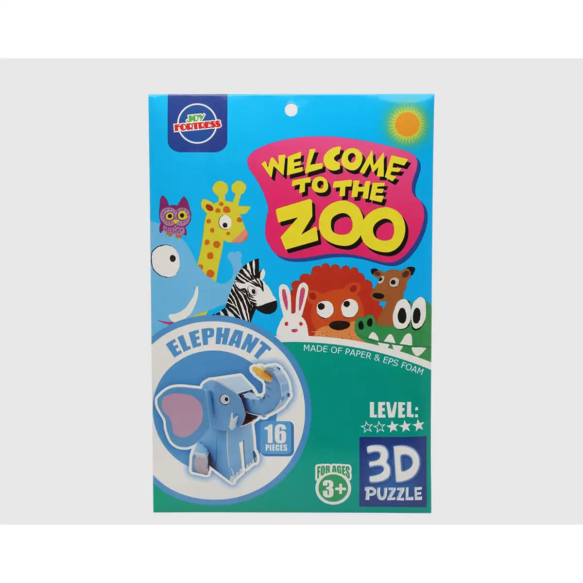 Puzzle 3d zoo elephant 27 x 18 cm 16 pieces_8607. DIAYTAR SENEGAL - L'Art du Shopping Éclairé. Parcourez notre catalogue et choisissez parmi des produits de qualité qui satisferont vos besoins et votre style.