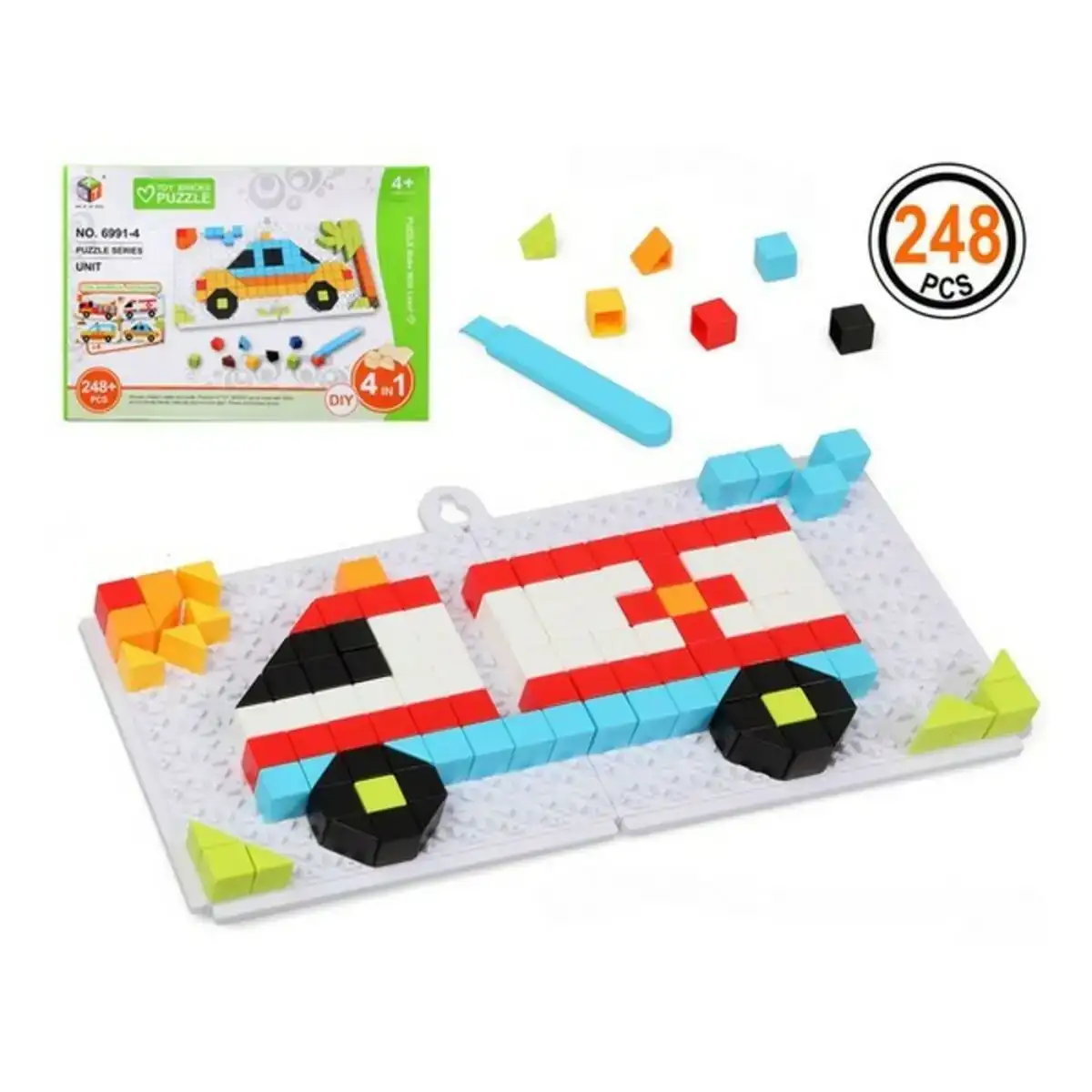 Puzzle 4 in 1 118087 248 pcs _3705. DIAYTAR SENEGAL - Votre Destination pour un Shopping Réfléchi. Découvrez notre gamme variée et choisissez des produits qui correspondent à vos valeurs et à votre style de vie.