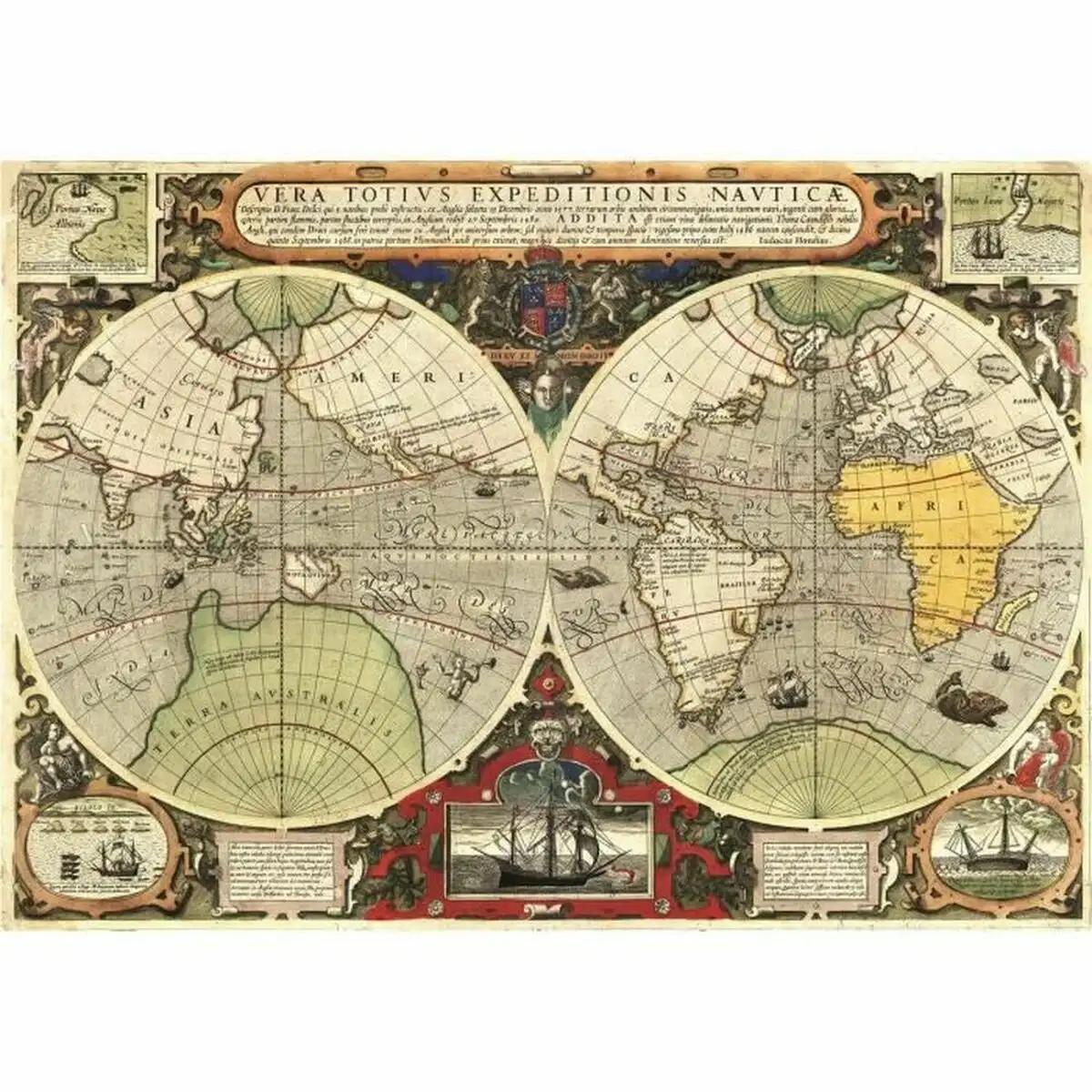 Puzzle clementoni antique nautical map 6000 pieces _3572. DIAYTAR SENEGAL - L'Art de Vivre avec Authenticité. Explorez notre gamme de produits artisanaux et découvrez des articles qui apportent une touche unique à votre vie.