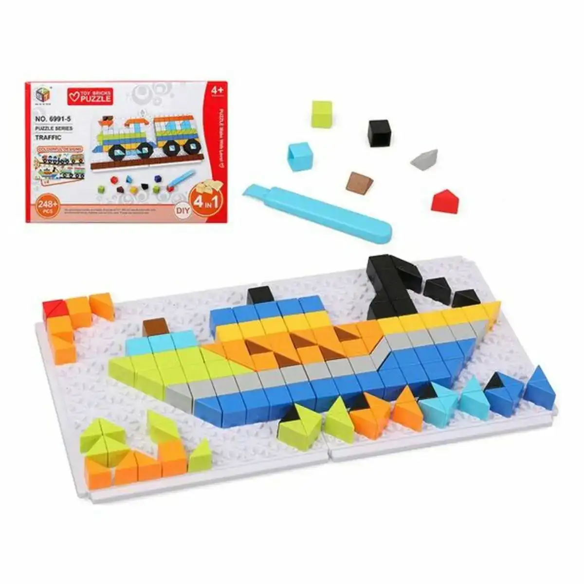 Puzzle diy traffic 6 in 1 118025 248 pcs _8626. DIAYTAR SENEGAL - Là où la Qualité est Non Négociable. Parcourez notre boutique en ligne pour découvrir des produits qui incarnent le raffinement et l'excellence du Sénégal.