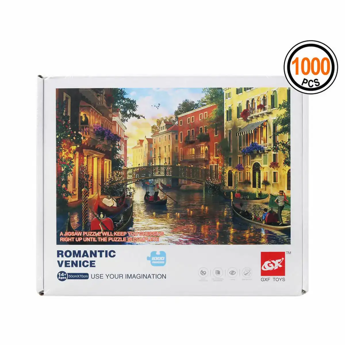 Puzzle romantic venice 1000 pcs_6241. DIAYTAR SENEGAL - Où Votre Shopping Prend Vie. Explorez notre boutique en ligne pour trouver des articles qui vous ressemblent et qui ajoutent de l'éclat à votre quotidien.