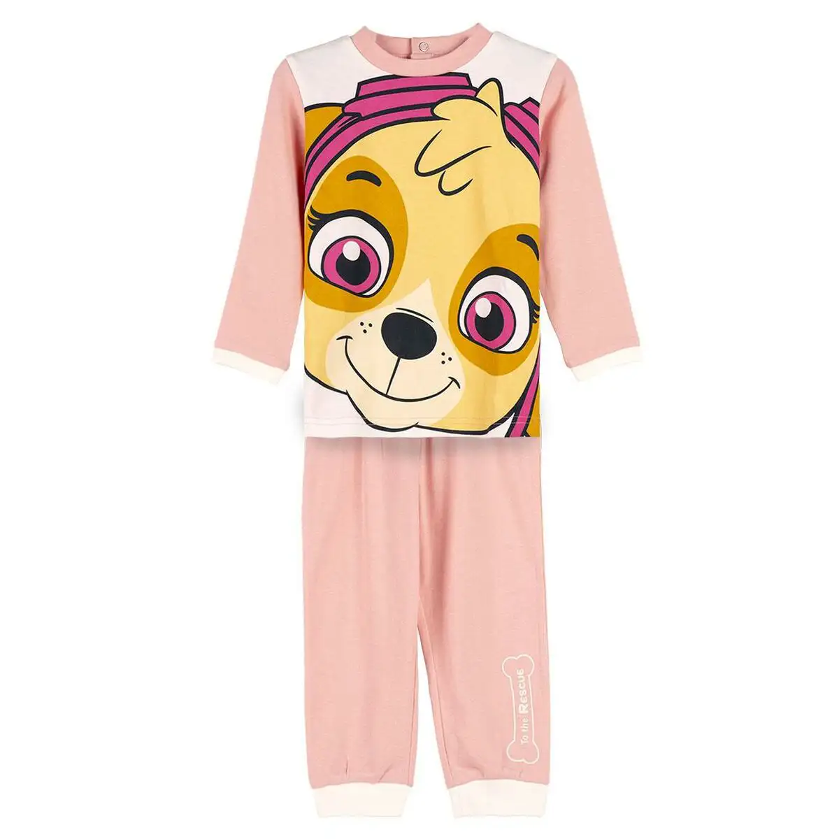 Pyjama enfant the paw patrol rose_3232. DIAYTAR SENEGAL - L'Art de Choisir, l'Art de S'émerveiller. Explorez notre boutique en ligne et choisissez des articles qui éveillent votre sens de l'émerveillement.
