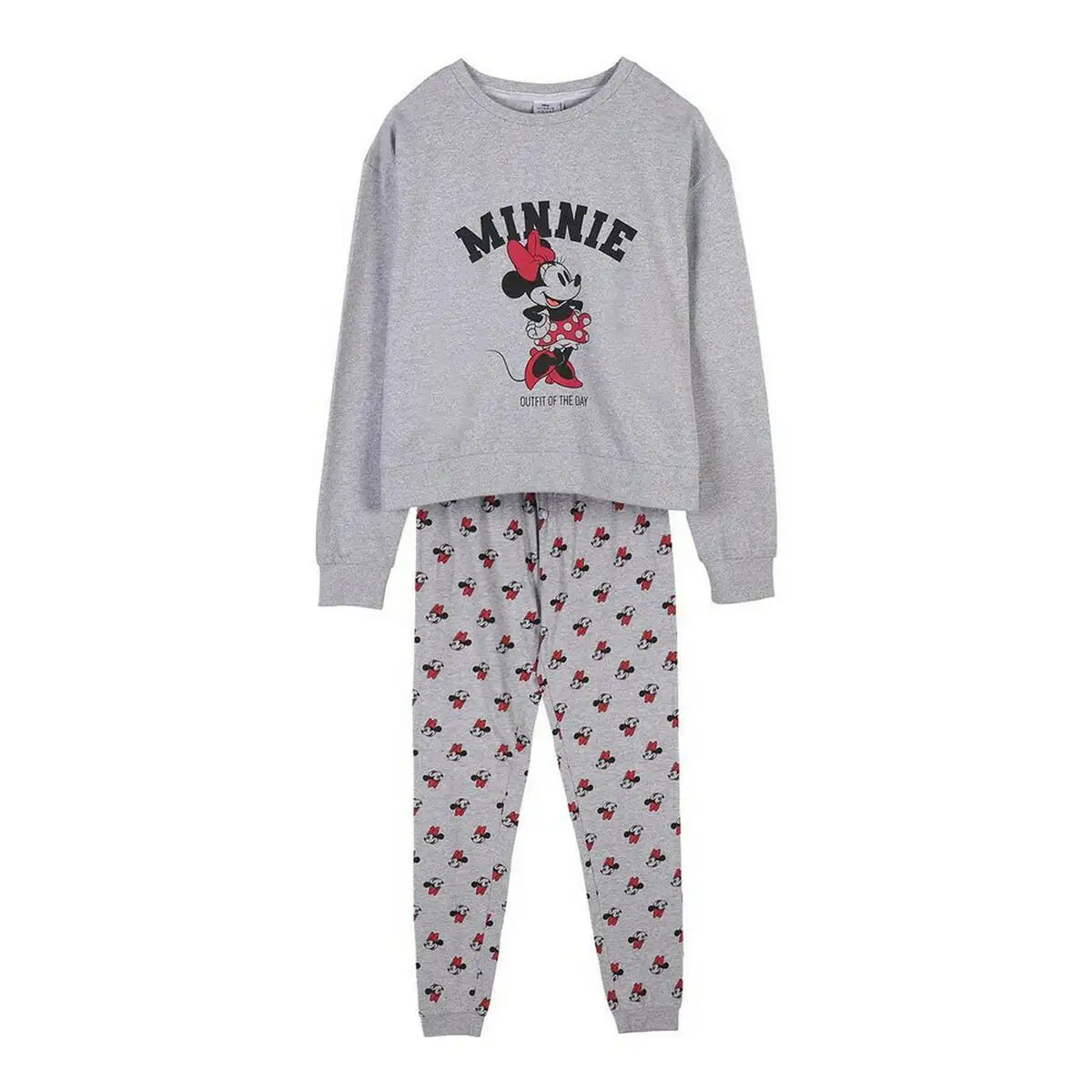 Pyjama minnie mouse femme gris_1028. DIAYTAR SENEGAL - Votre Portail Vers l'Exclusivité. Explorez notre boutique en ligne pour découvrir des produits uniques et raffinés, conçus pour ceux qui recherchent l'excellence.