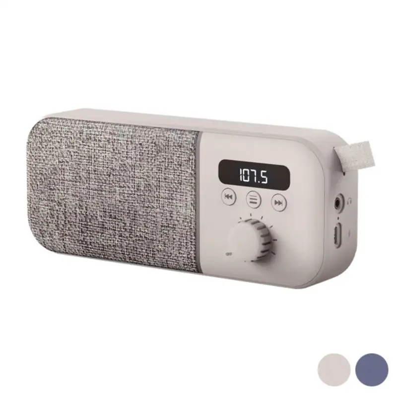 Radio numerique portable energy sistem fabric box fm 1200 mah 3w_2172. DIAYTAR SENEGAL - Votre Destination pour un Shopping Réfléchi. Découvrez notre gamme variée et choisissez des produits qui correspondent à vos valeurs et à votre style de vie.