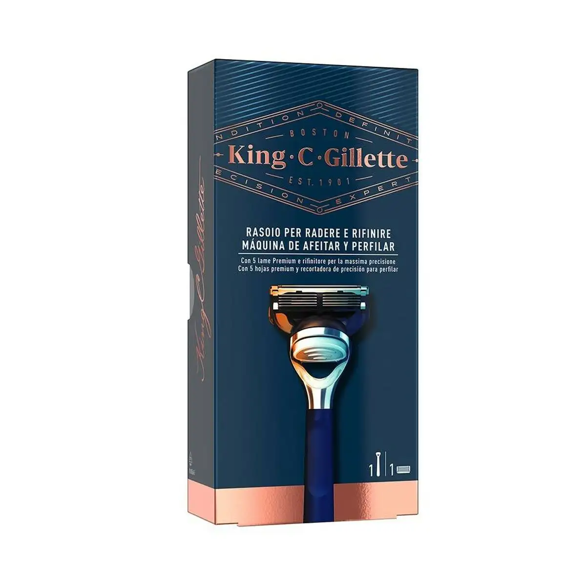 Rasoir king c gillette gillette king bleu_5360. DIAYTAR SENEGAL - L'Artisanat à Portée de Clic. Découvrez notre boutique en ligne pour trouver des produits uniques qui célèbrent la créativité et l'artisanat sénégalais.