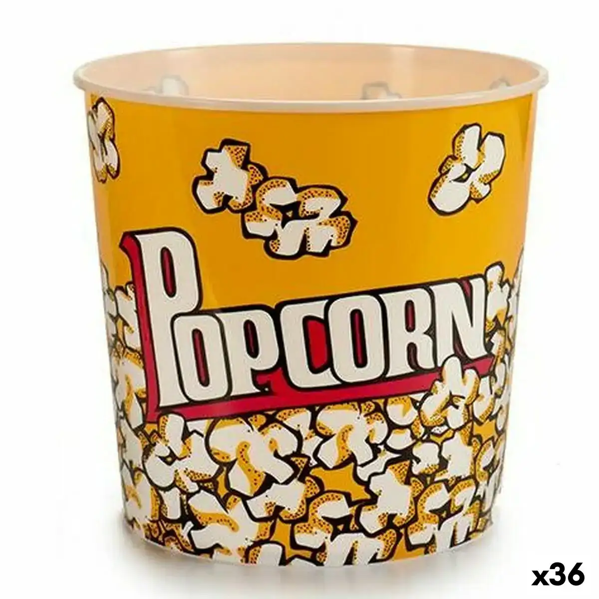Recipient pour servir les popcorns polypropylene 5 l 21 5 x 20 x 21 5 cm 36 unites _2039. DIAYTAR SENEGAL - L'Art de Magasiner sans Frontières. Parcourez notre vaste sélection d'articles et trouvez tout ce dont vous avez besoin, du chic à l'authentique, du moderne au traditionnel.