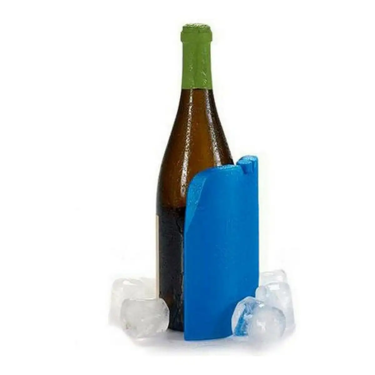 Refroidisseur de bouteilles 300 ml bleu plastique 4 5 x 17 x 12 cm_6444. DIAYTAR SENEGAL - Là où le Chic Rencontre la Tradition. Naviguez à travers notre catalogue et choisissez des produits qui équilibrent l'élégance intemporelle et l'innovation moderne.