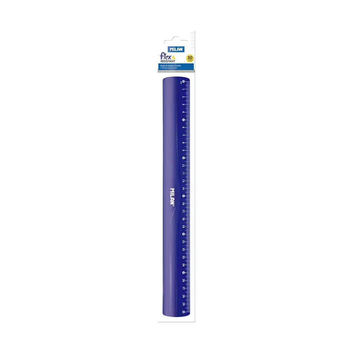 Regle milan flex resistant 30 cm _6282. DIAYTAR SENEGAL - Votre Destination de Shopping Authentique au Sénégal. Plongez dans notre boutique en ligne pour découvrir des produits qui célèbrent la riche culture et l'artisanat du pays.