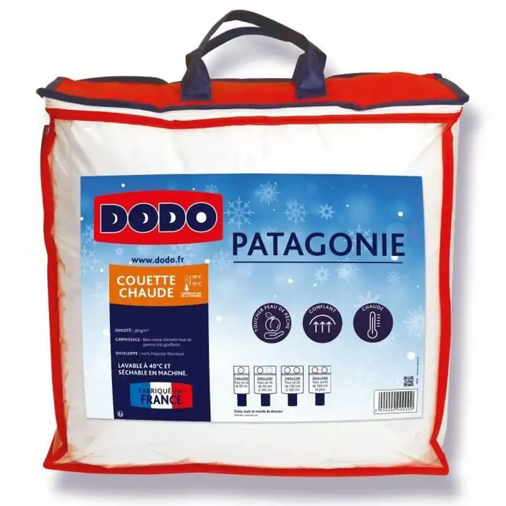 Remplissage de couette dodo patagonia blanc 240 x 260 cm 380 g m2_2409. Découvrez DIAYTAR SENEGAL - Où l'Élégance Rencontre la Variété. Parcourez notre collection et trouvez des trésors cachés qui ajoutent une touche de sophistication à votre vie quotidienne.