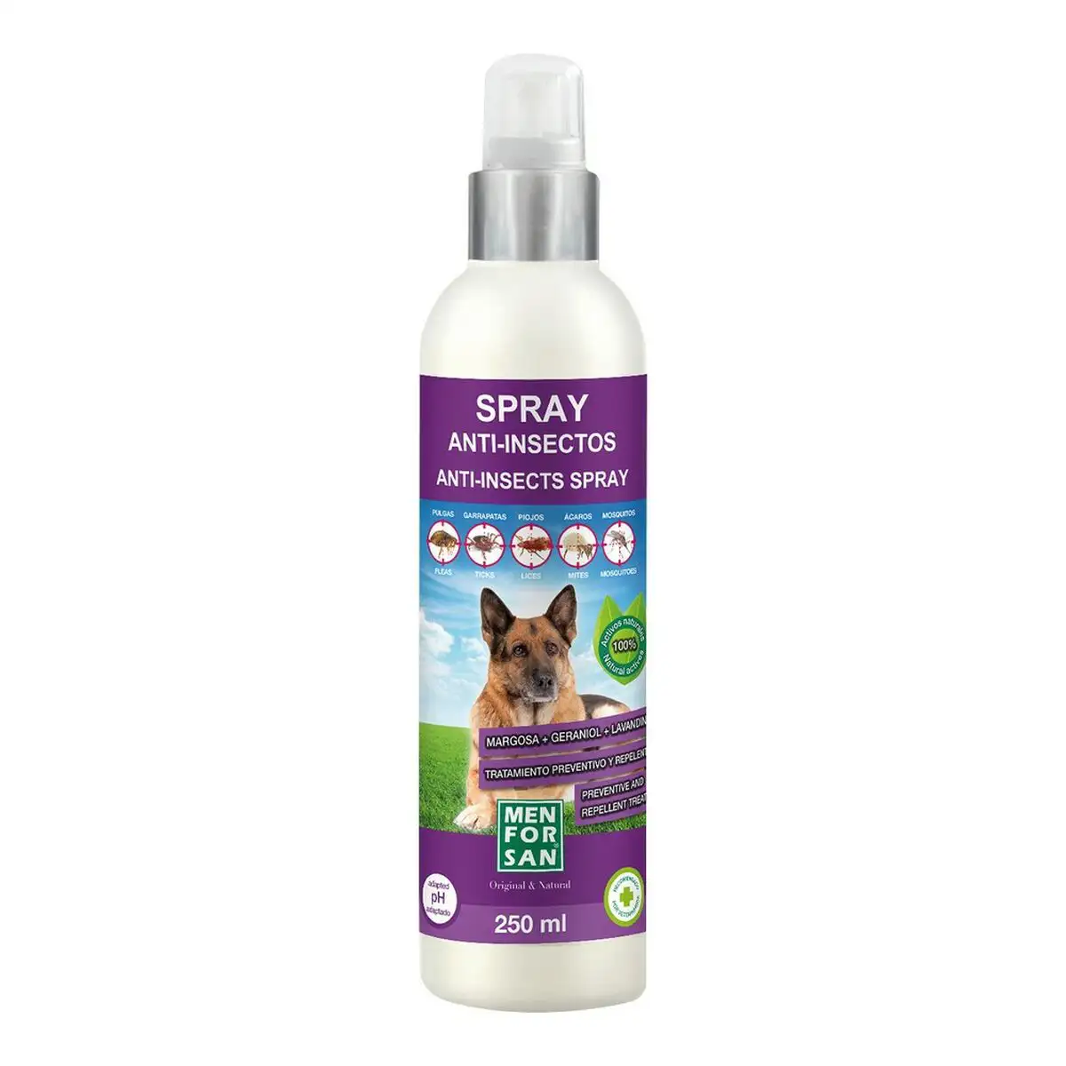 Repulsif d insectes menforsan chien spray 250 ml_4197. DIAYTAR SENEGAL - L'Art du Shopping Sublime. Naviguez à travers notre catalogue et choisissez parmi des produits qui ajoutent une touche raffinée à votre vie quotidienne.