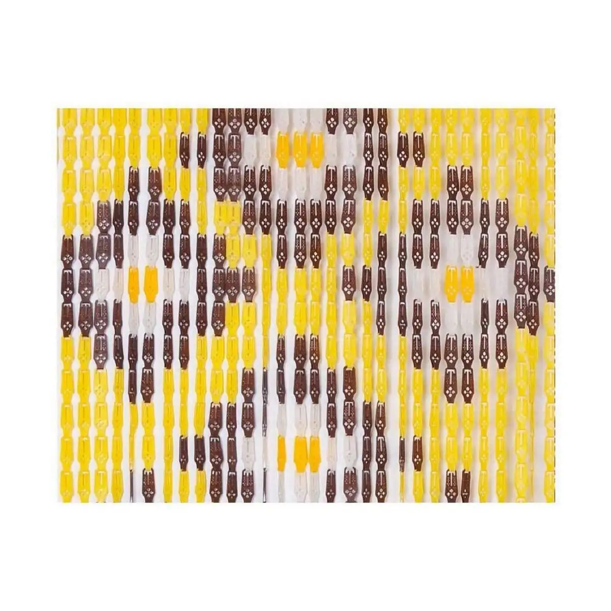 Rideau edm 90 x 210 cm jaune polypropylene_9718. DIAYTAR SENEGAL - Où la Tradition s'Harmonise avec le Moderne. Parcourez notre gamme diversifiée et choisissez des produits qui révèlent l'âme du Sénégal.