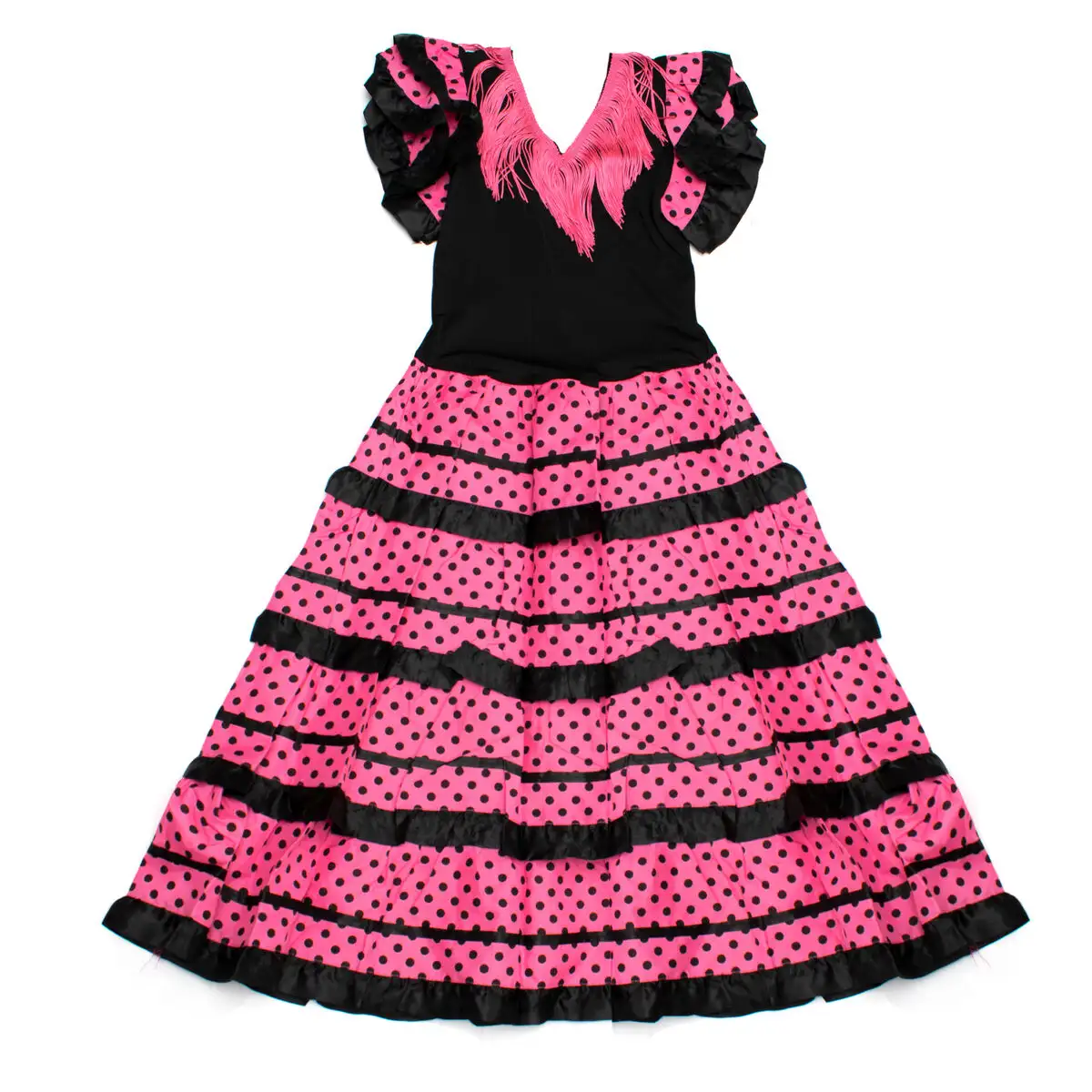 Robe flamenco vs npink ln12_9159. DIAYTAR SENEGAL - Votre Destination Shopping Authentique. Explorez notre boutique en ligne et découvrez des trésors qui reflètent l'âme du Sénégal, pour une expérience shopping unique.