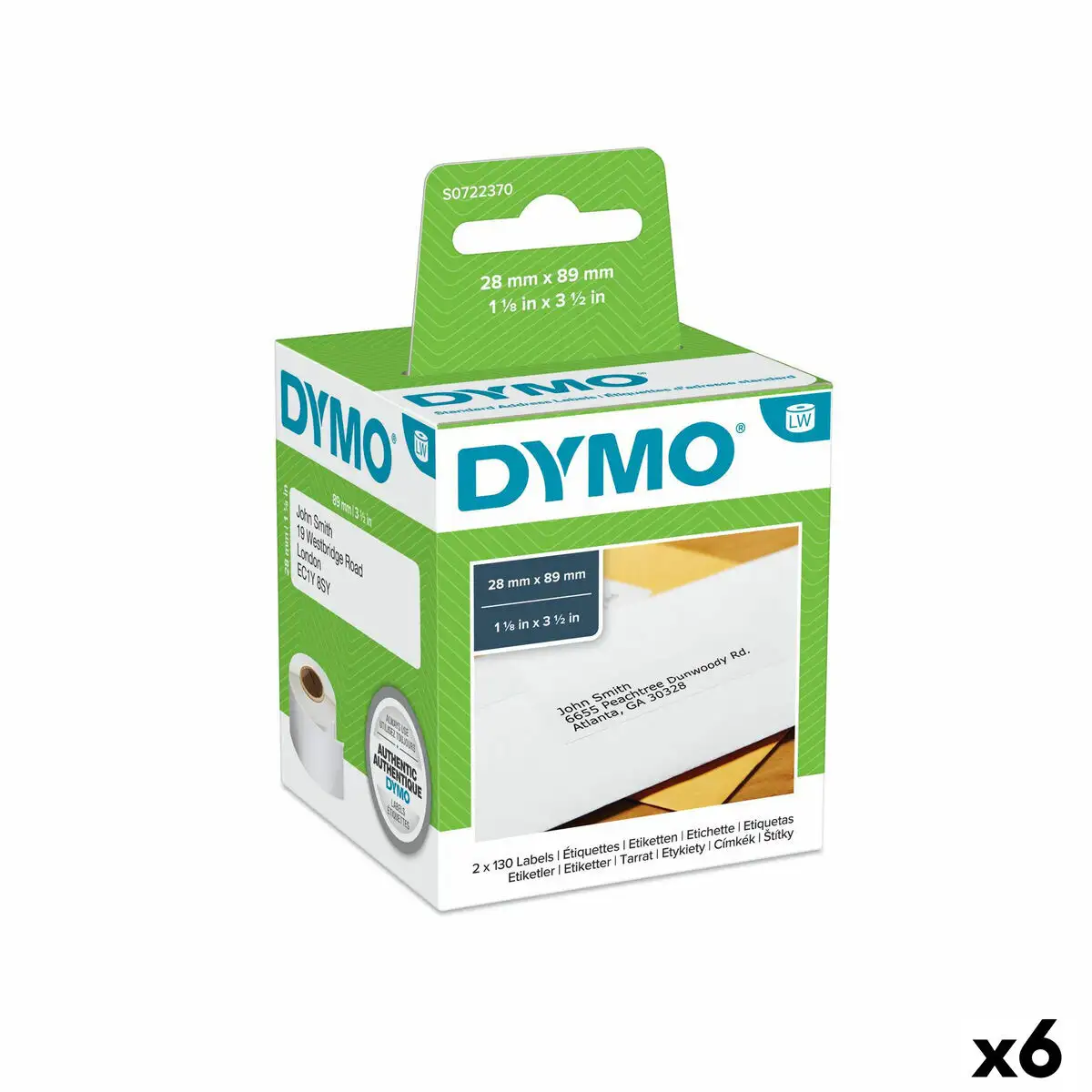 Rouleau d etiquettes dymo 99010 28 x 89 mm labelwriter tm blanc noir 6 unites _5522. DIAYTAR SENEGAL - Votre Source de Découvertes Shopping. Découvrez des trésors dans notre boutique en ligne, allant des articles artisanaux aux innovations modernes.