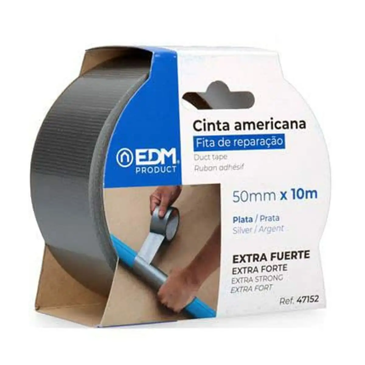 Ruban adhesif edm gris 50 mm x 10 m _6192. DIAYTAR SENEGAL - Votre Portail Vers l'Exclusivité. Explorez notre boutique en ligne pour trouver des produits uniques et exclusifs, conçus pour les amateurs de qualité.