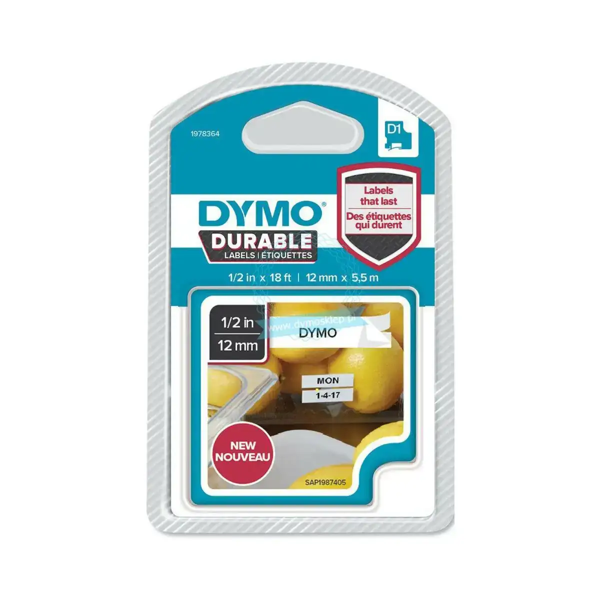 Ruban lamine pour etiqueteuses dymo d1 12 mm reconditionne a _3158. DIAYTAR SENEGAL - L'Art de Vivre avec Authenticité. Explorez notre gamme de produits artisanaux et découvrez des articles qui apportent une touche unique à votre vie.