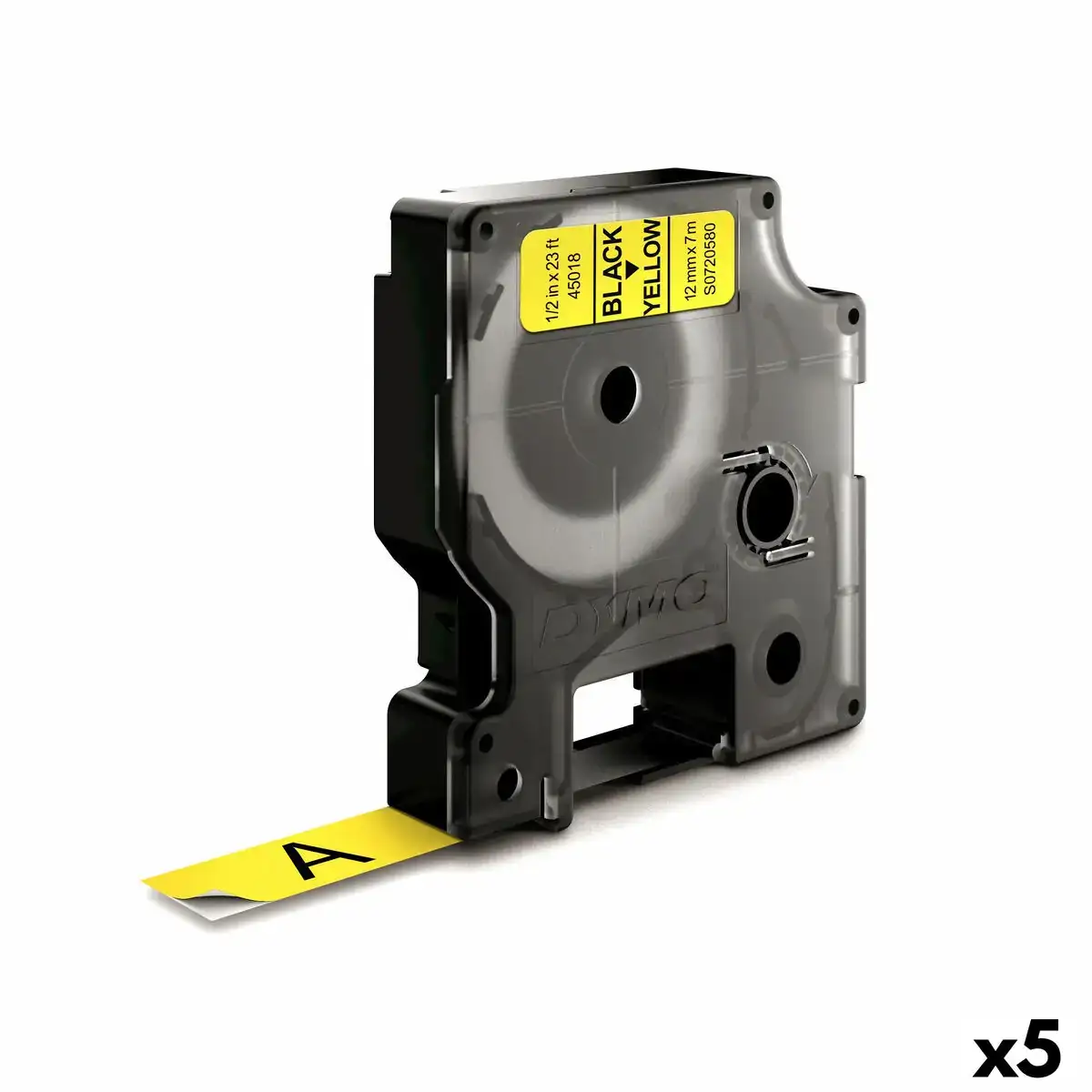 Ruban lamine pour etiqueteuses dymo d1 45018 labelmanager tm jaune 12 mm noir 5 unites _7985. Entrez dans le Monde de DIAYTAR SENEGAL - Où la Satisfaction est la Priorité. Explorez notre sélection pensée pour vous offrir une expérience de shopping qui va au-delà de vos attentes.