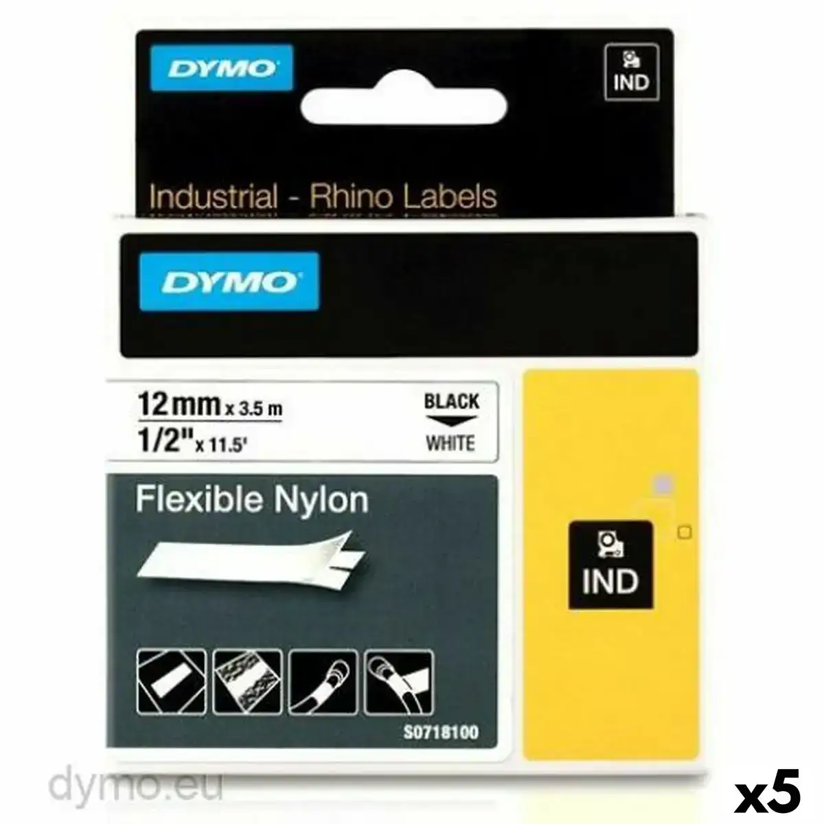 Ruban lamine pour etiqueteuses rhino dymo id1 12 12 x 3 5 mm noir blanc autocollants 5 unites _3576. Entrez dans l'Univers de DIAYTAR SENEGAL - Où Choisir est un Plaisir. Explorez notre catalogue diversifié et trouvez des articles qui reflètent vos goûts et votre personnalité.