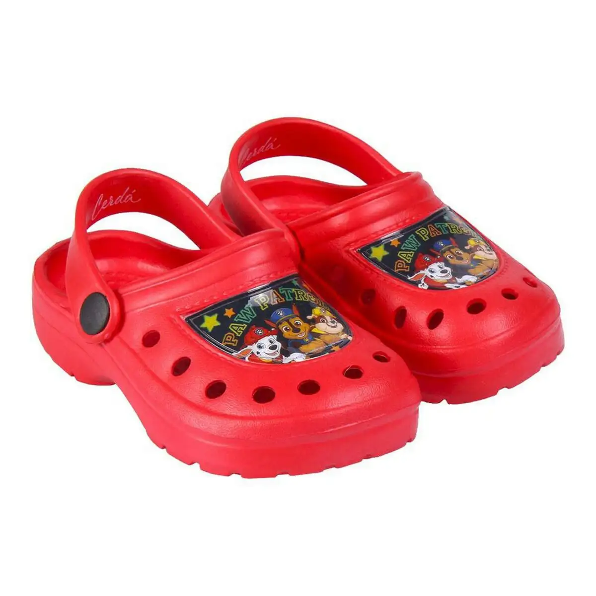 Sabots de plage the paw patrol rouge_6834. Bienvenue chez DIAYTAR SENEGAL - Où le Shopping Devient un Plaisir. Découvrez notre boutique en ligne et trouvez des trésors qui égaieront chaque jour de votre vie.