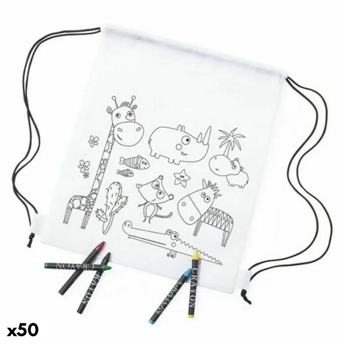 Sac a dos a colorier voluma 145701 blanc 50 unites _7254. DIAYTAR SENEGAL - Là où Chaque Produit Évoque une Émotion. Parcourez notre catalogue et choisissez des articles qui vous touchent et qui enrichissent votre expérience.