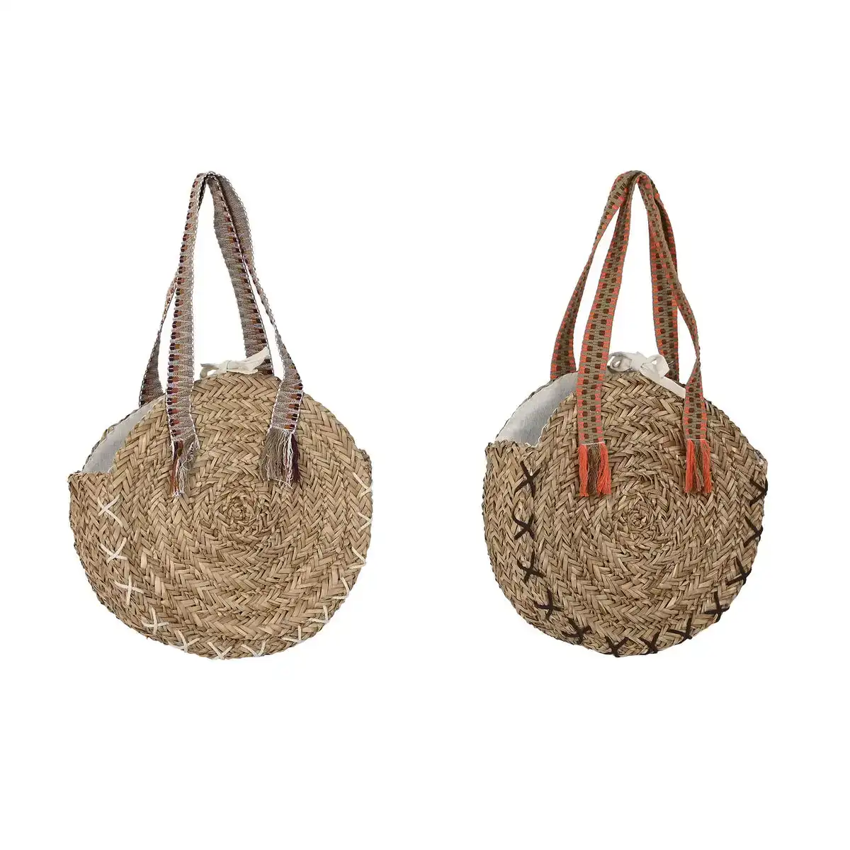 Sac a dos dkd home decor 41 x 10 x 66 cm marron orange vert herbier marin 2 unites _1753. Bienvenue sur DIAYTAR SENEGAL - Où Chaque Article a son Histoire. Découvrez notre sélection méticuleuse de produits qui racontent l'authenticité et la beauté du Sénégal.