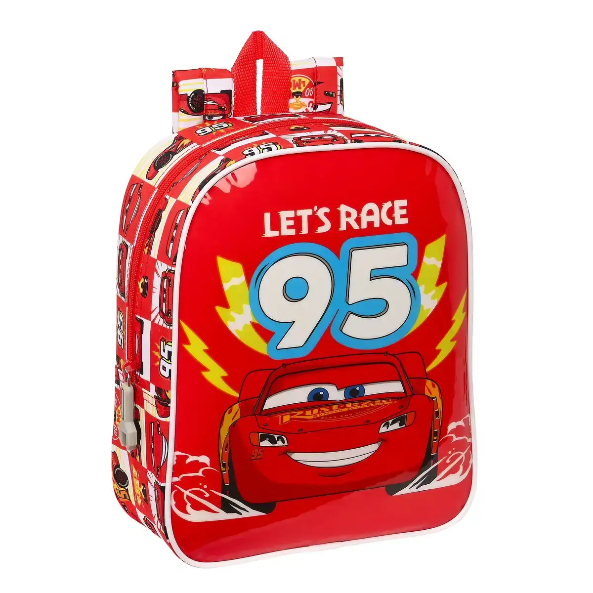 Sac a dos enfant cars let s race rouge blanc 22 x 27 x 10 cm _8003. DIAYTAR SENEGAL - Votre Plateforme pour un Shopping Inspiré. Explorez nos offres variées et découvrez des articles qui stimulent votre créativité et embellissent votre vie.