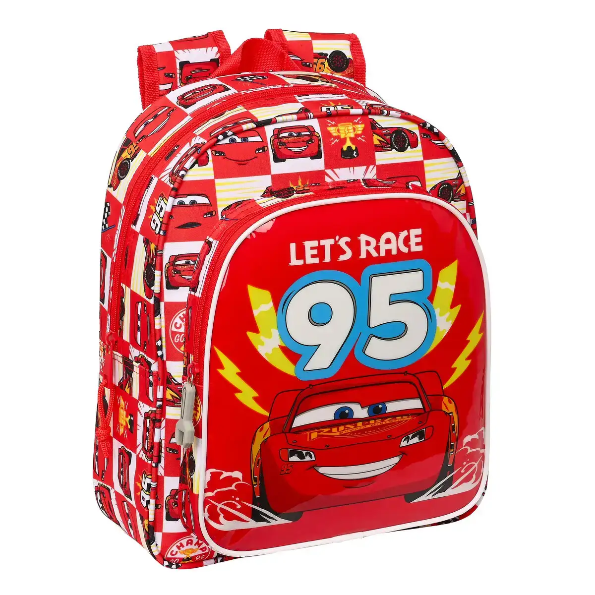 Sac a dos enfant cars let s race rouge blanc 27 x 33 x 10 cm _6396. DIAYTAR SENEGAL - Là où Chaque Clic Compte. Parcourez notre boutique en ligne et laissez-vous guider vers des trouvailles uniques qui enrichiront votre quotidien.