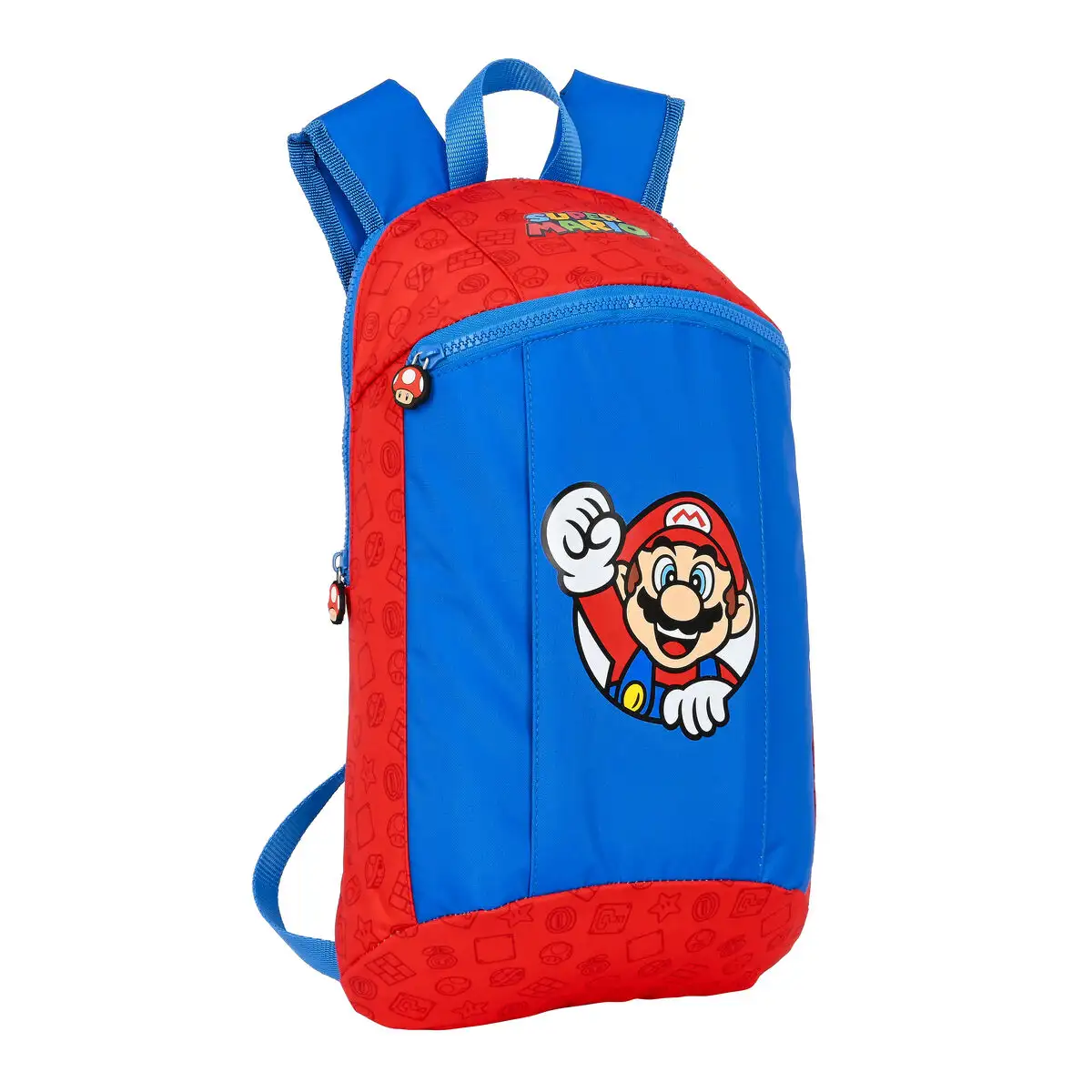 Sac a dos enfant super mario mini rouge bleu 22 x 39 x 10 cm _9874. DIAYTAR SENEGAL - Là où la Qualité est Non Négociable. Parcourez notre boutique en ligne pour découvrir des produits qui incarnent le raffinement et l'excellence du Sénégal.