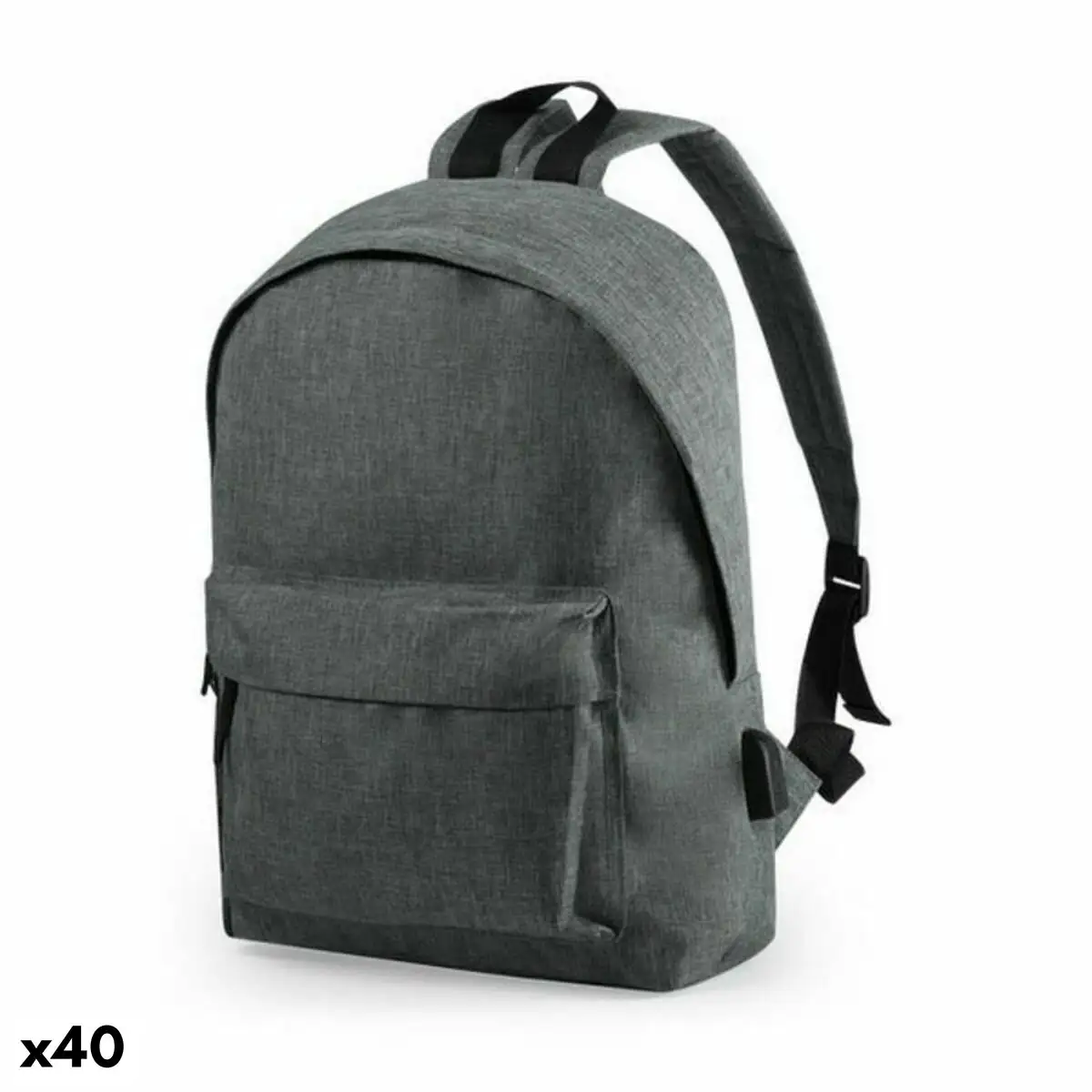 Sac a dos pour portable et tablette avec sortie usb 146454 gris 40 unites _3591. DIAYTAR SENEGAL - Où Choisir est une Célébration de l'Artisanat. Explorez notre boutique en ligne et choisissez des articles qui incarnent l'art et le savoir-faire du Sénégal.