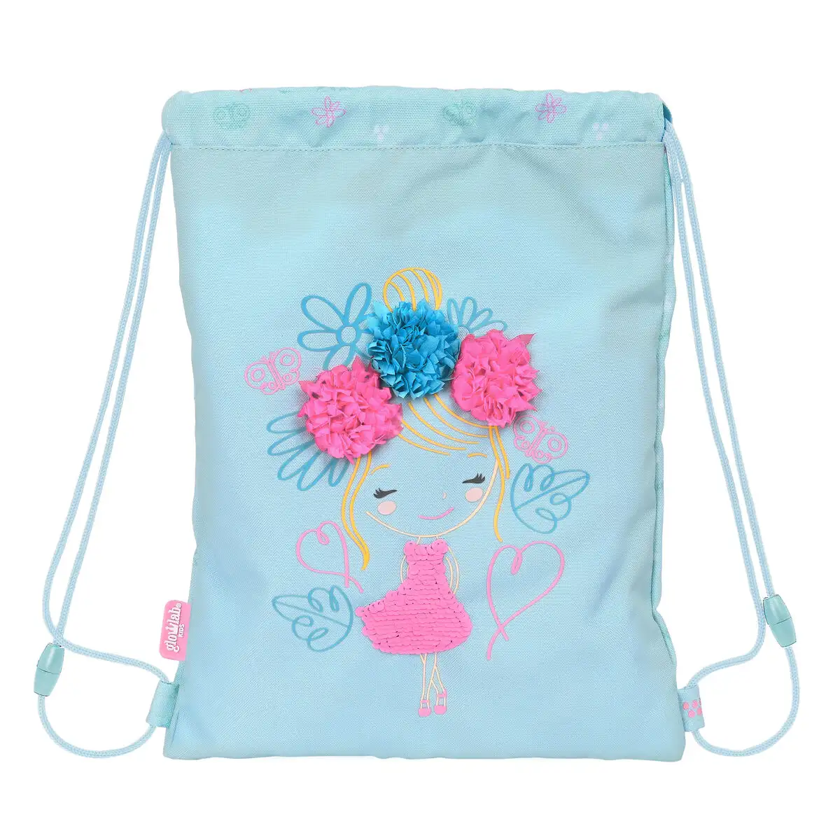 Sac a dos serre par des ficelles glow lab cute doll bleu clair 26 x 34 x 1 cm _7737. Bienvenue sur DIAYTAR SENEGAL - Où l'Authenticité Rencontre le Confort. Plongez dans notre univers de produits qui allient tradition et commodité pour répondre à vos besoins.