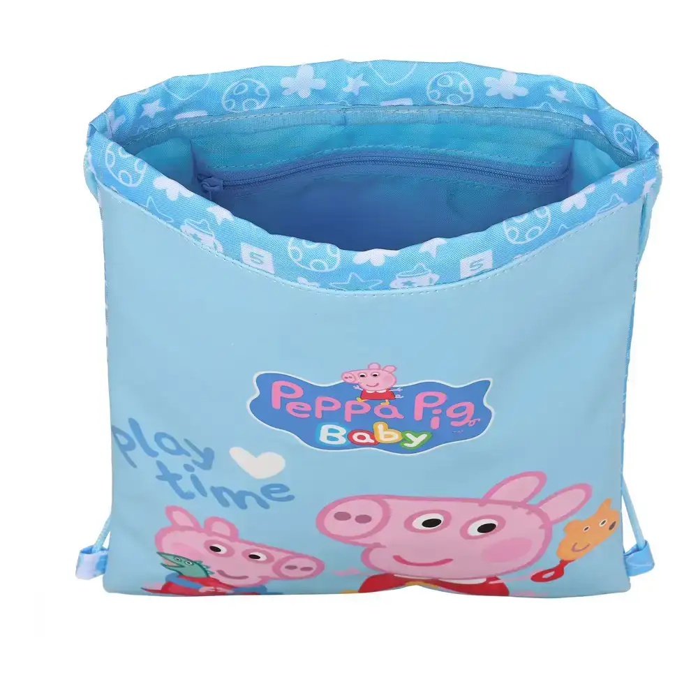 Sac a dos serre par des ficelles peppa pig baby 26 x 34 x 1 cm _8167. DIAYTAR SENEGAL - Où l'Élégance se Mêle à l'Authenticité. Naviguez à travers notre boutique en ligne et choisissez des produits qui incarnent le style et la tradition du Sénégal.