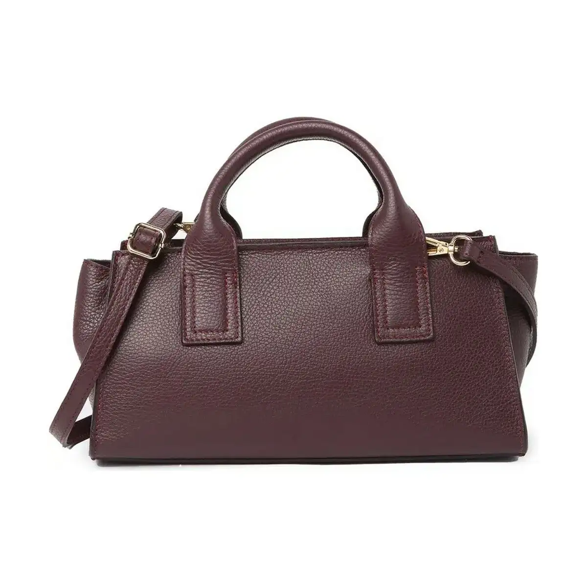 Sac a main femme maison heritage emy bordeaux rouge 28 x 15 x 13 cm _6146. DIAYTAR SENEGAL - Là où Chaque Produit a son Propre Éclat. Explorez notre boutique en ligne et trouvez des articles qui ajoutent de la brillance à votre quotidien.