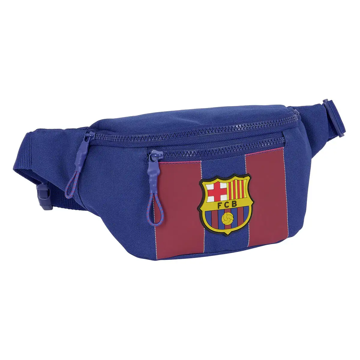 Sac banane f c barcelona rouge blue marine sportif 23 x 12 x 9 cm_4798. DIAYTAR SENEGAL - L'Art de Magasiner sans Frontières. Parcourez notre vaste sélection d'articles et trouvez tout ce dont vous avez besoin, du chic à l'authentique, du moderne au traditionnel.