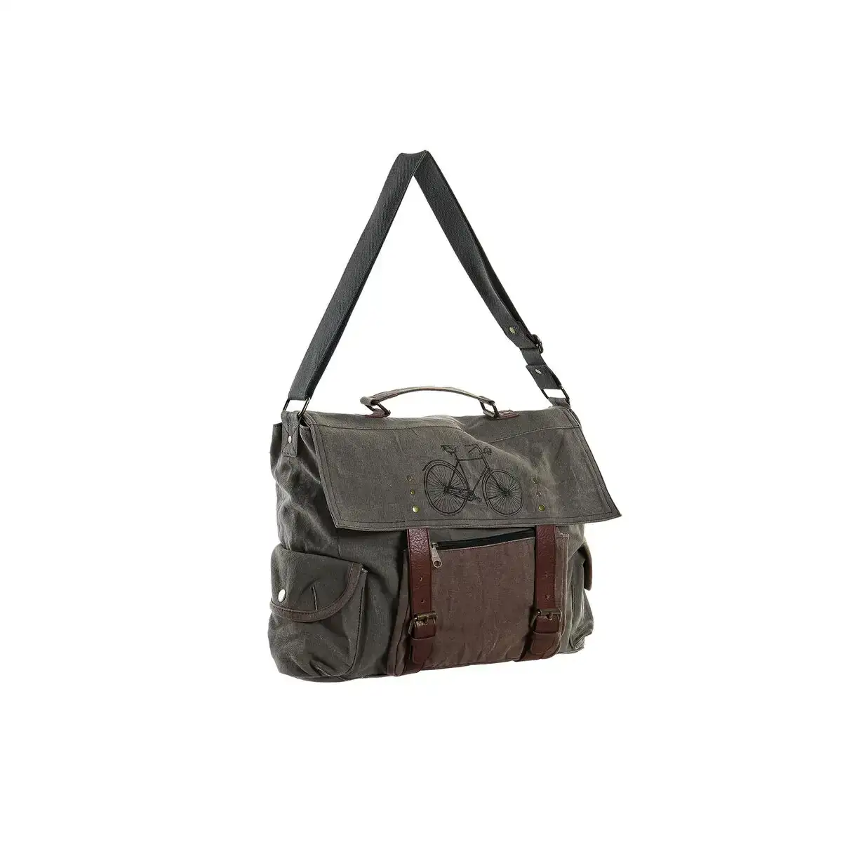 Sac bandouliere dkd home decor bicyclette 48 x 10 x 37 cm gris marron_2698. DIAYTAR SENEGAL - Votre Passage vers l'Élégance Abordable. Explorez notre collection où chaque produit est choisi pour sa qualité et son accessibilité, incarnant ainsi l'essence du Sénégal.