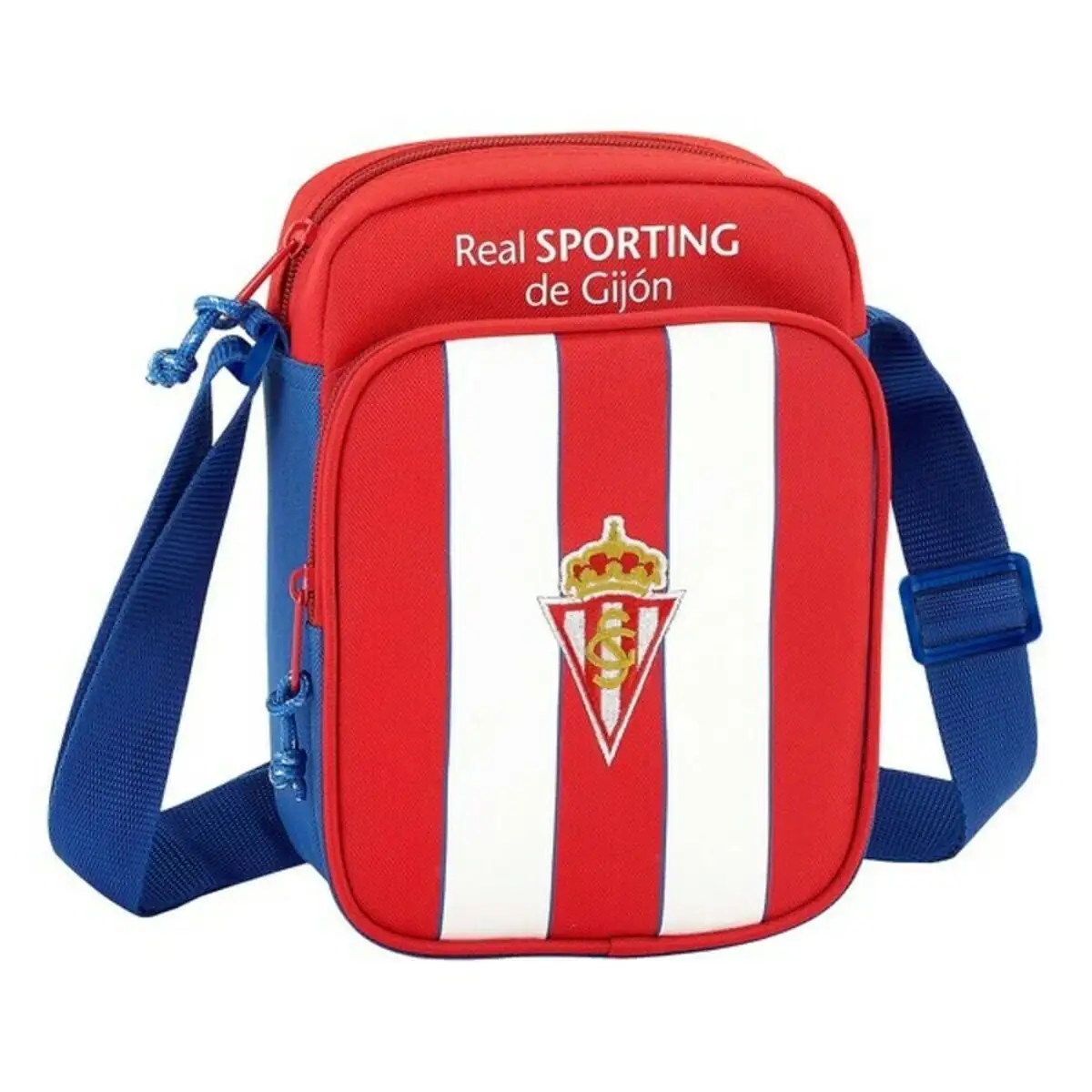 Sac bandouliere real sporting de gijon 611822672 rouge blanc 16 x 22 x 6 cm _3760. DIAYTAR SENEGAL - Là où Choisir est une Célébration de l'Artisanat. Explorez notre gamme variée et choisissez des produits qui incarnent la tradition et le talent des artisans du Sénégal.