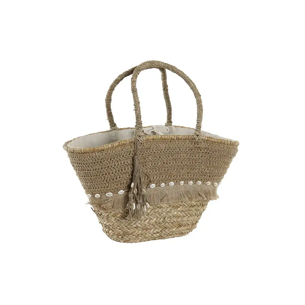 Sac de plage dkd home decor 53 x 15 x 51 5 cm naturel herbier marin_8993. Bienvenue chez DIAYTAR SENEGAL - Où Choisir Rime avec Découvrir. Plongez dans notre catalogue et trouvez des produits qui révèlent la diversité et la richesse culturelle du Sénégal.