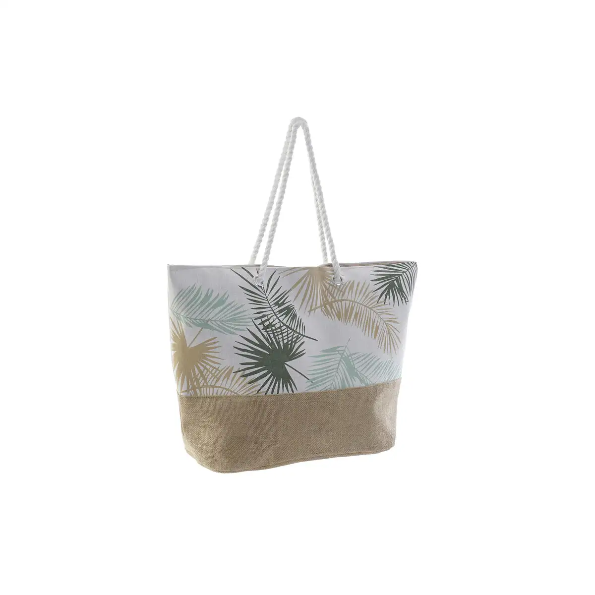 Sac de plage dkd home decor marron vert beige 60 x 16 x 42 cm_4640. DIAYTAR SENEGAL - L'Art de Choisir, l'Art de Vivre. Parcourez notre boutique en ligne et choisissez parmi des produits de qualité qui ajoutent de l'élégance à votre quotidien.