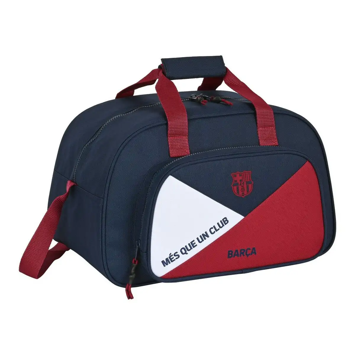 Sac de sport f c barcelona bleu bordeaux 40 x 24 x 23 cm _9618. DIAYTAR SENEGAL - Où Choisir est un Acte d'Amour pour le Sénégal. Explorez notre boutique en ligne et choisissez des articles qui célèbrent la culture et l'artisanat du pays.