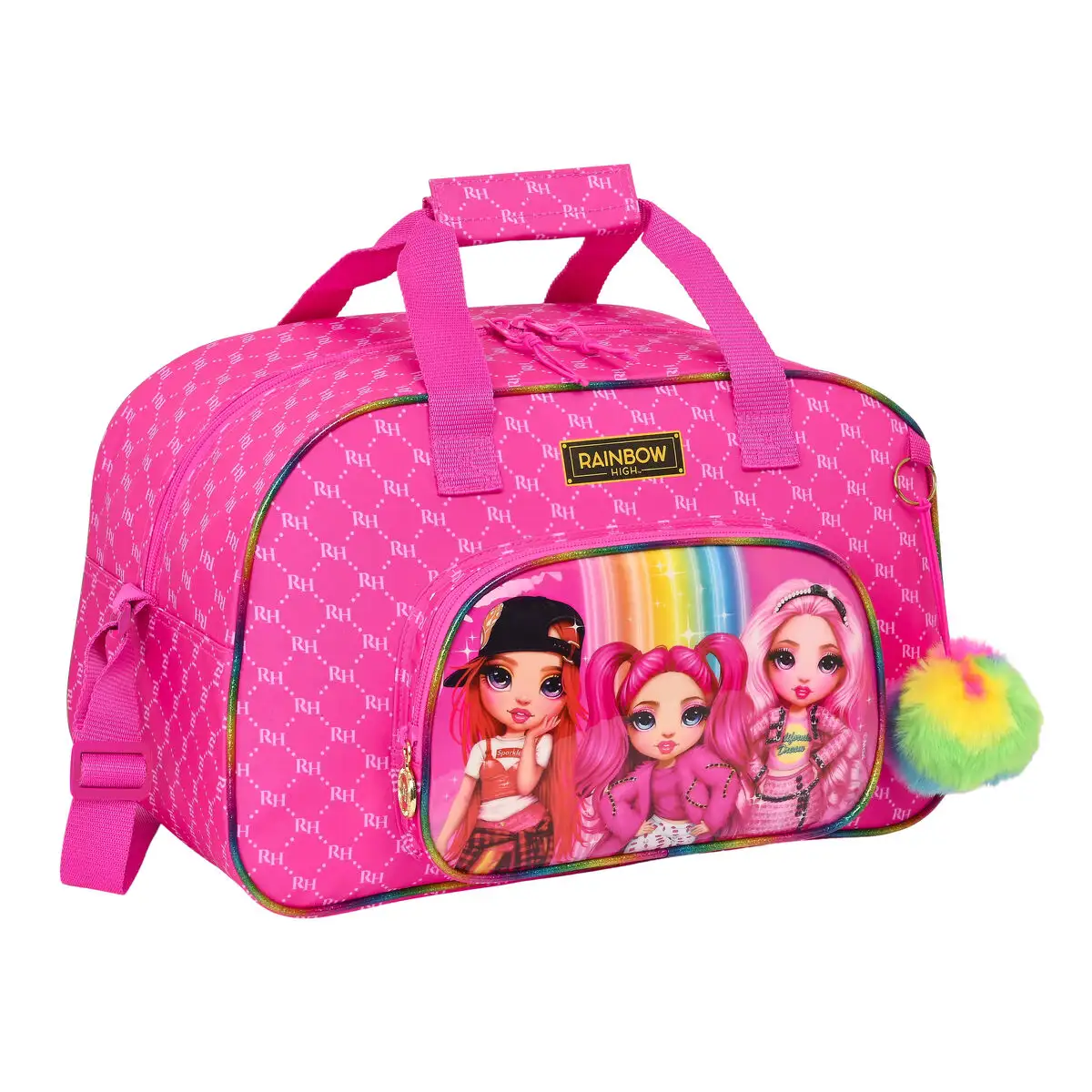 Sac de sport rainbow high fuchsia 40 x 24 x 23 cm _9466. DIAYTAR SENEGAL - Où Choisir Devient une Expérience Personnalisée. Explorez notre boutique en ligne pour découvrir des produits qui s'adaptent à votre style et à votre essence.