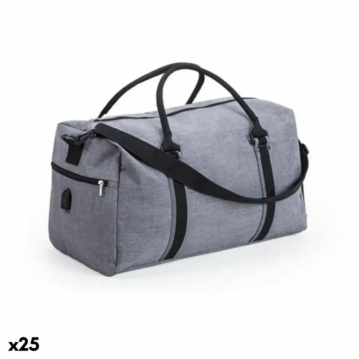 Sac de voyage avec usb et bandouliere xxl ladder 146043 gris 25 unites _7200. DIAYTAR SENEGAL - Votre Destination Shopping Authentique. Explorez notre boutique en ligne et découvrez des trésors qui reflètent l'âme du Sénégal, pour une expérience shopping unique.