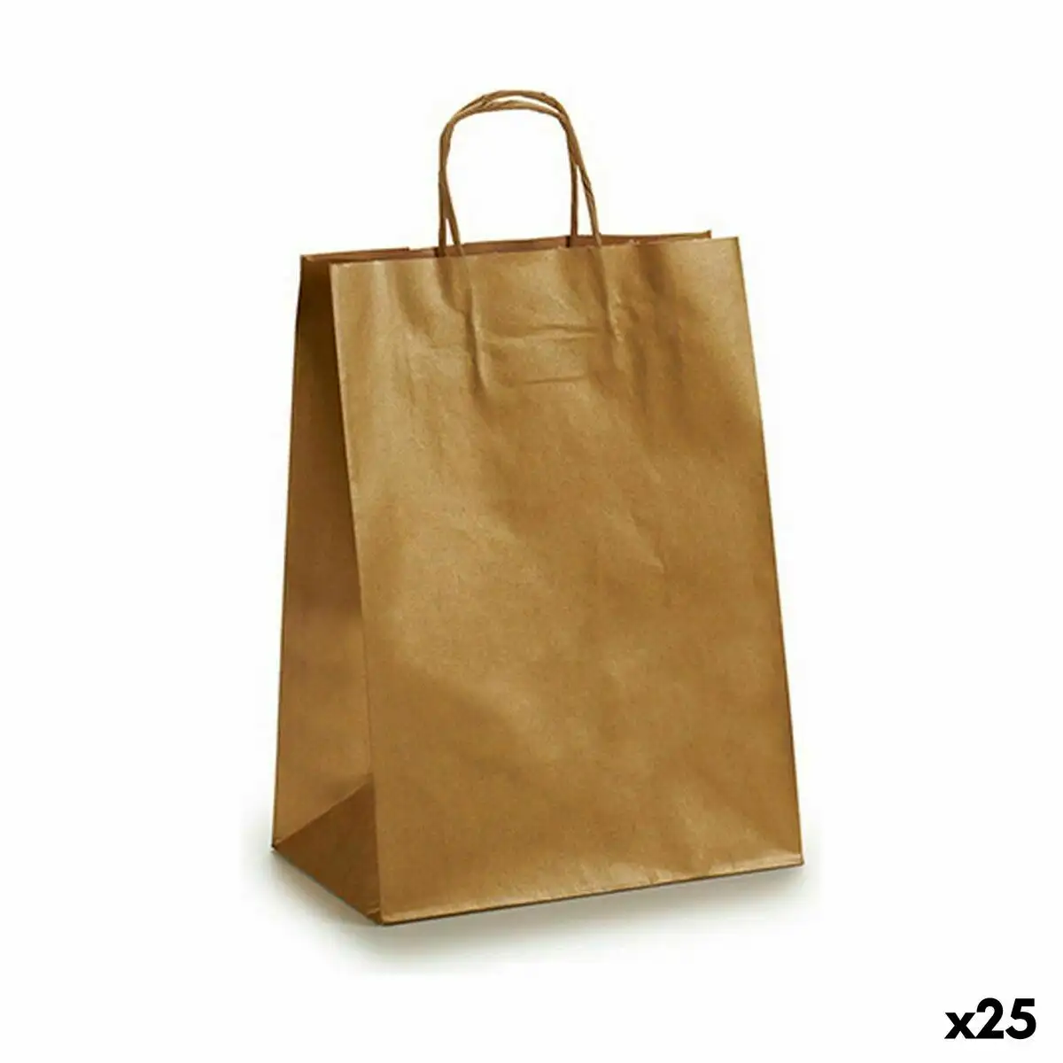 Sac en papier fama dore 24 x 11 x 31 cm 24 unites _6273. DIAYTAR SENEGAL - Où Choisir est un Acte de Création. Naviguez à travers notre plateforme et choisissez des produits qui complètent votre histoire personnelle.