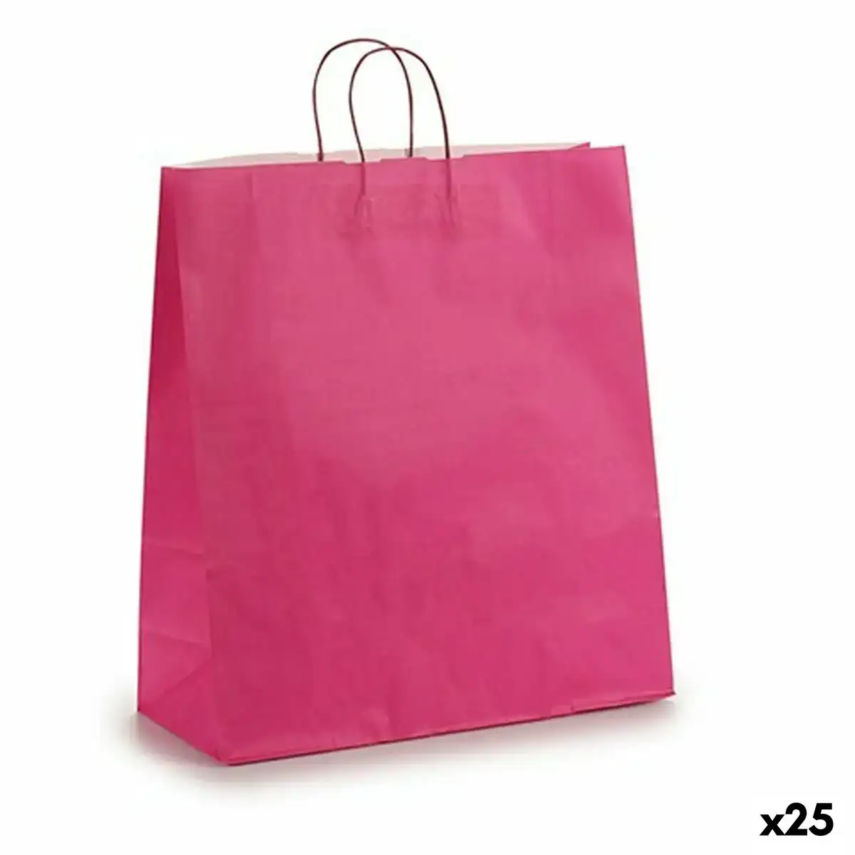 Sac en papier rose 16 x 57 5 x 46 cm 25 unites _9772. DIAYTAR SENEGAL - Là où Chaque Produit Est une Trouvaille. Parcourez notre catalogue diversifié et découvrez des articles qui enrichiront votre quotidien, du pratique à l'insolite.