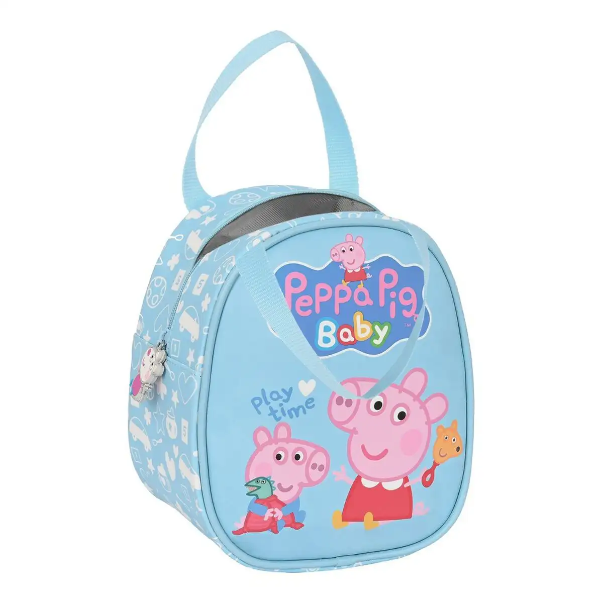 Sac glaciere gouter peppa pig baby bleu 19 x 22 x 14 cm_3209. DIAYTAR SENEGAL - Où Choisir est un Acte d'Amour pour le Sénégal. Explorez notre boutique en ligne et choisissez des articles qui célèbrent la culture et l'artisanat du pays.