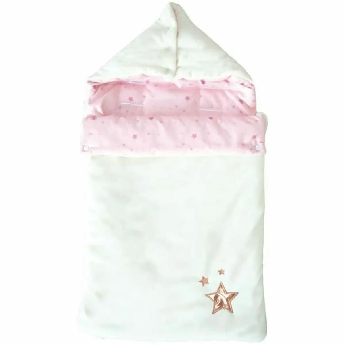 Sac pour poussette bebe domiva blanc rose_1611. DIAYTAR SENEGAL - Où l'Élégance se Mêle à l'Authenticité. Naviguez à travers notre boutique en ligne et choisissez des produits qui incarnent le style et la tradition du Sénégal.