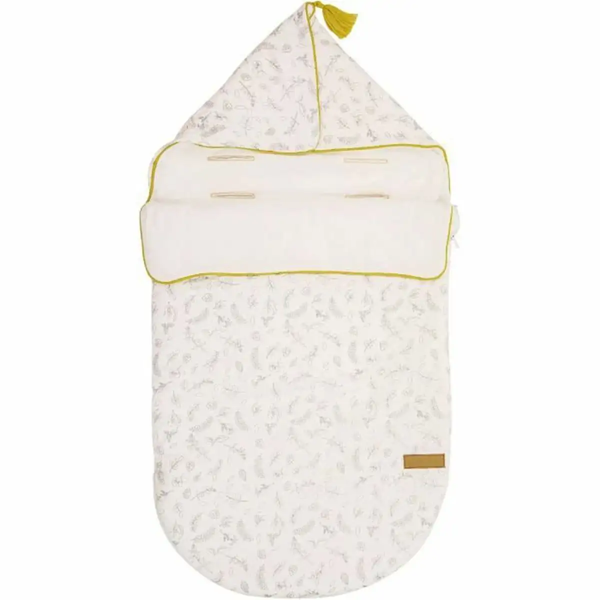 Sac pour poussette bebe domiva blanc_9129. DIAYTAR SENEGAL - Où Choisir Devient une Découverte. Explorez notre boutique en ligne et trouvez des articles qui vous surprennent et vous ravissent à chaque clic.