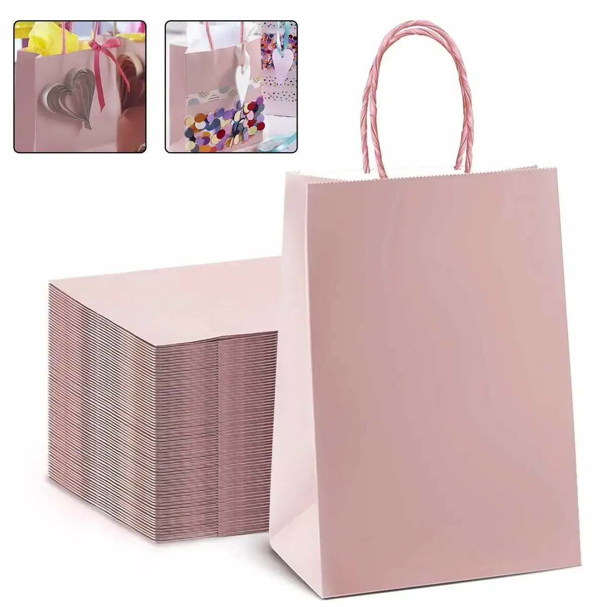Sacs rose papier reconditionne d _5847. DIAYTAR SENEGAL - Où Choisir est une Célébration de l'Artisanat Local. Découvrez notre boutique en ligne et choisissez des produits qui incarnent la passion des artisans sénégalais.
