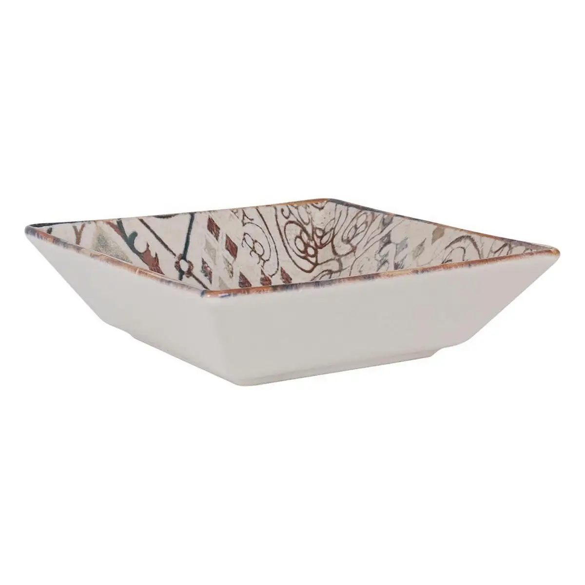 Saladier la mediterranea grecia porcelaine 18 x 18 x 5 cm_3711. DIAYTAR SENEGAL - Où Choisir Devient une Expression de Soi. Découvrez notre boutique en ligne et trouvez des articles qui révèlent votre personnalité et votre style.