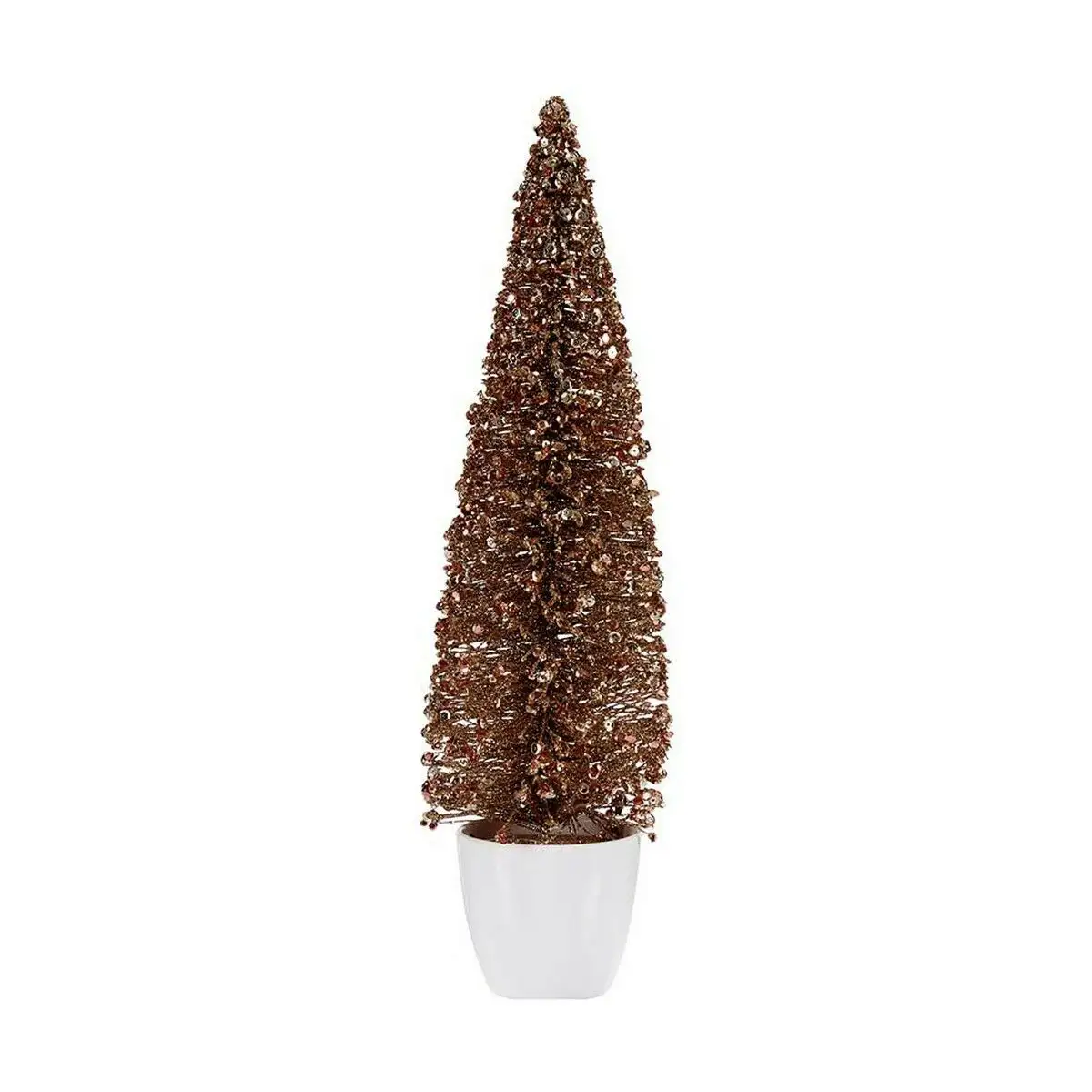 Sapin de noel grand 10 x 38 x 10 cm dore bronze plastique_6089. DIAYTAR SENEGAL - L'Art de Magasiner sans Frontières. Parcourez notre vaste sélection d'articles et trouvez tout ce dont vous avez besoin, du chic à l'authentique, du moderne au traditionnel.