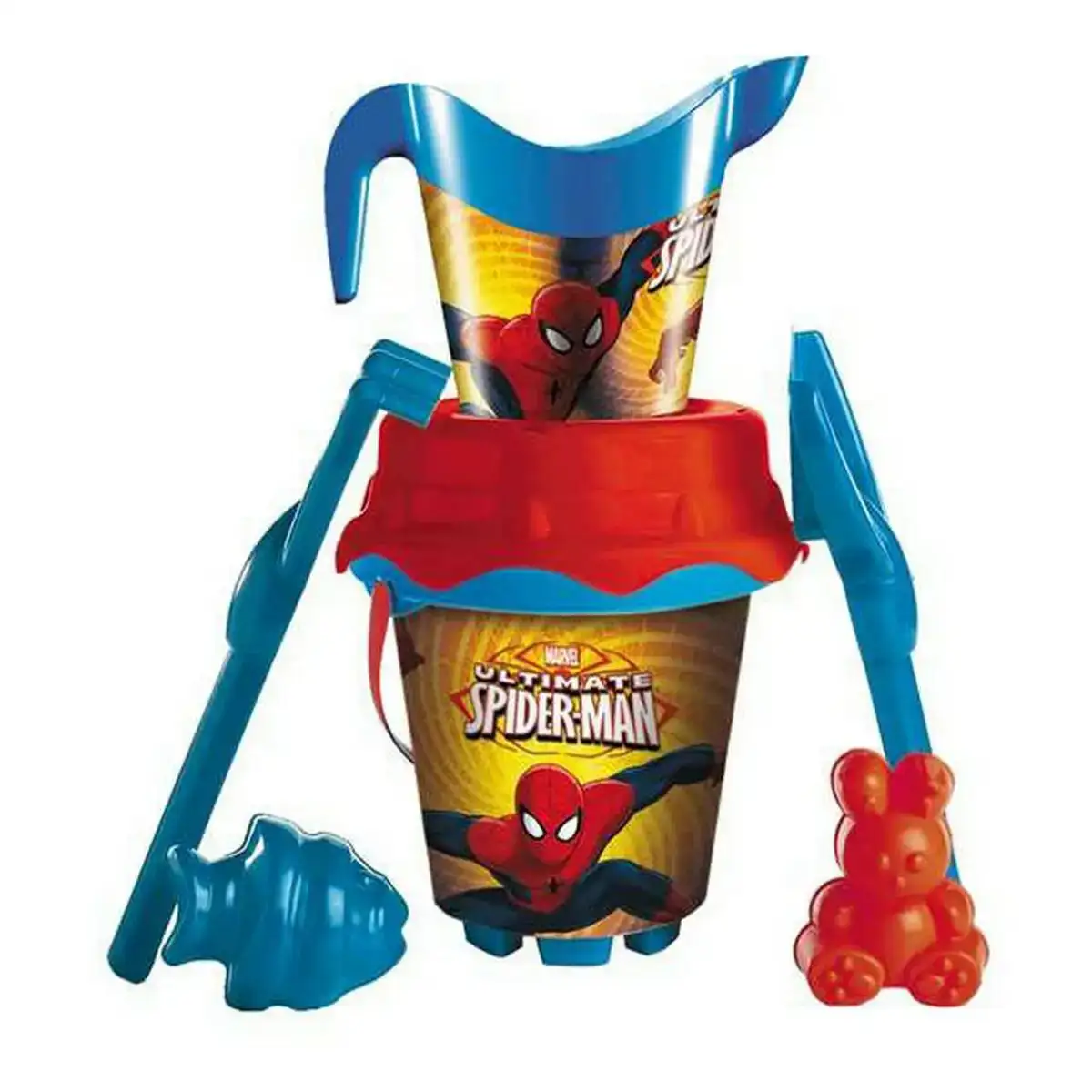 Seau de plage spiderman multicouleur_9017. DIAYTAR SENEGAL - L'Art du Shopping Facilité. Naviguez sur notre plateforme en ligne pour découvrir une expérience d'achat fluide et agréable, avec une gamme de produits adaptés à tous.