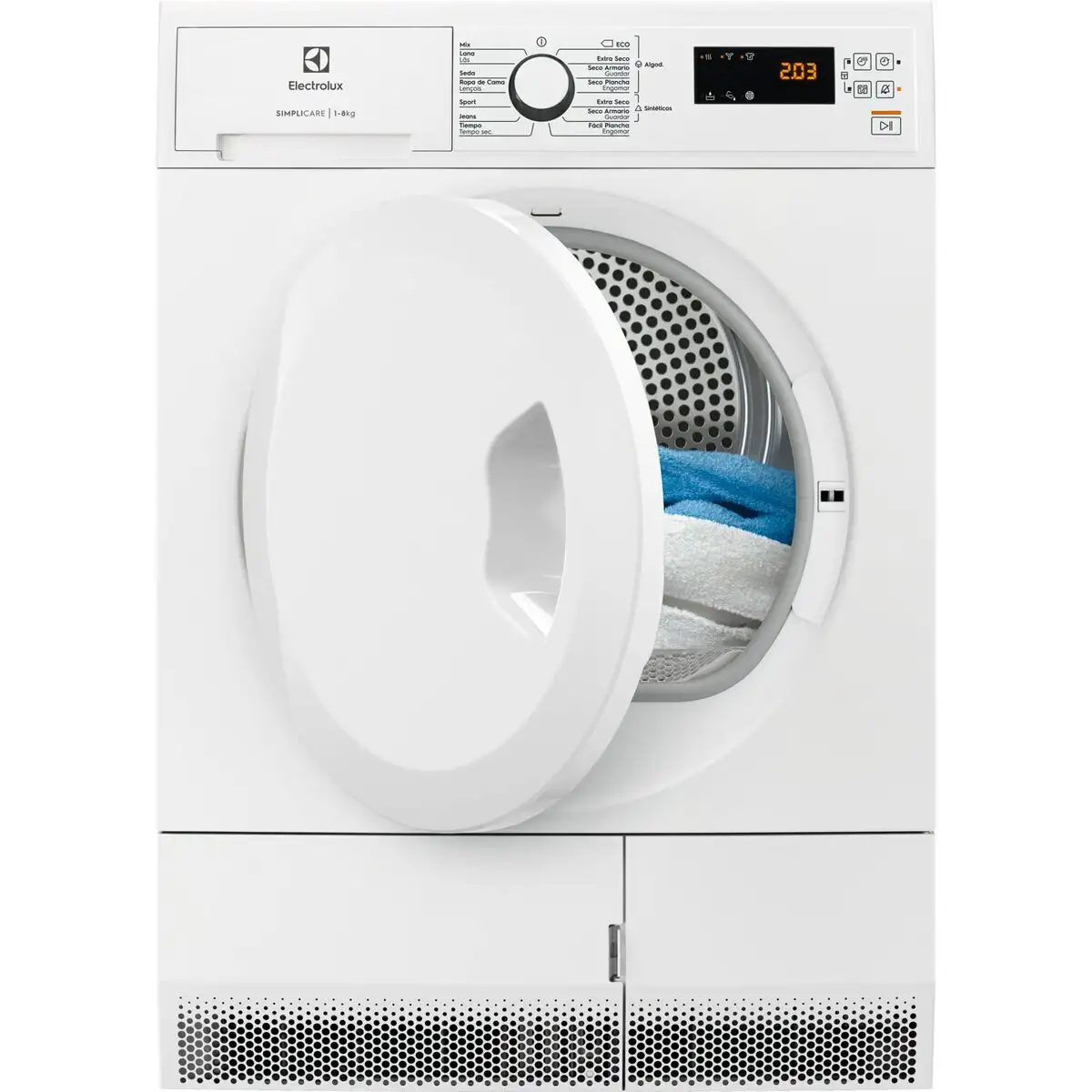 Sechoir a condensation electrolux blanc 8 kg_2926. DIAYTAR SENEGAL - Votre Pass vers la Découverte. Explorez notre boutique en ligne et plongez dans un voyage à travers des produits authentiques et contemporains, tous réunis sous un même toit.